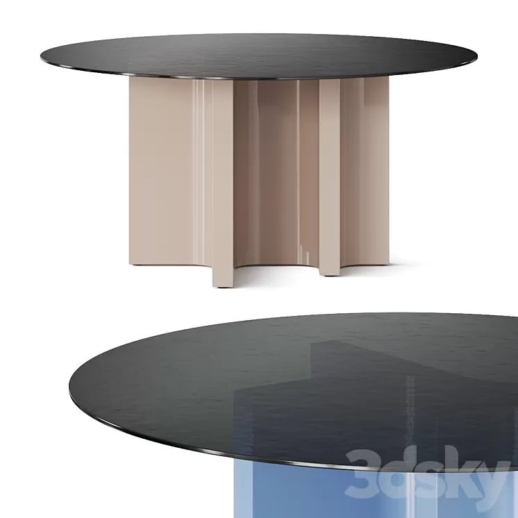 Baxter Dharma Dining Table 3D Model Free