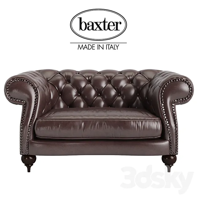 Baxter Diana armchair 3D Model