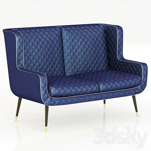 Baxter Dolly Sofa 3D Model