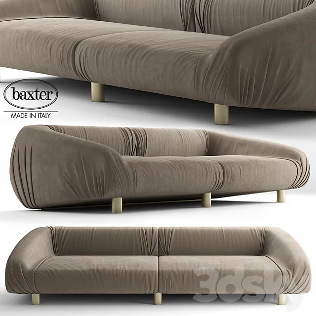 baxter fold sofa 3D Model
