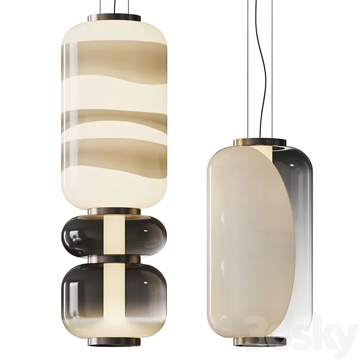 Baxter Haiku Pendant Lamps 3D Model