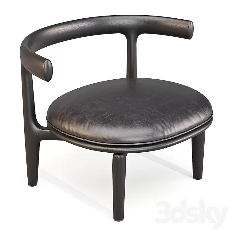 Baxter: Himba - Little Arm Chair 3D Model Free