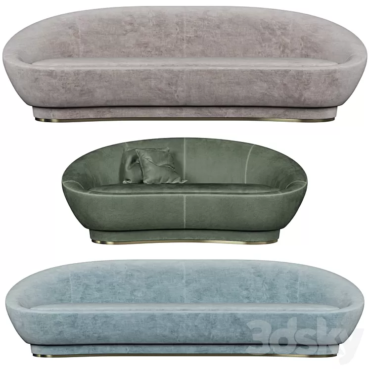 Baxter Janette sofa 3D Model