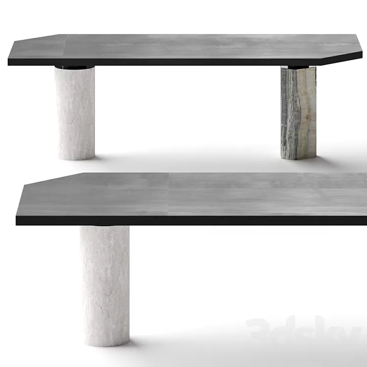 Baxter Jupiter Dining Table 3D Model