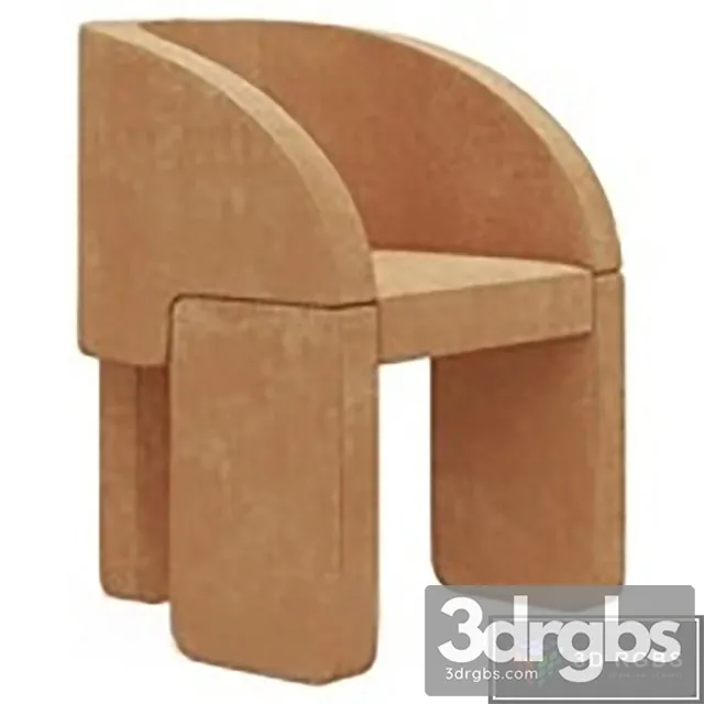 Baxter Lazybones Chair 3D Model Free