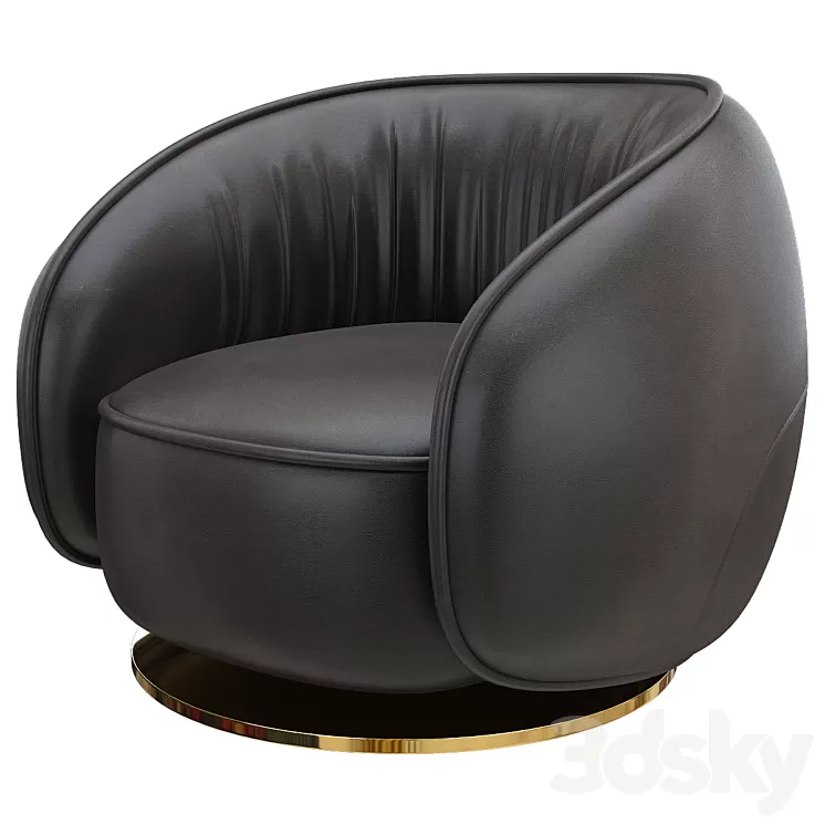 Baxter leon armchair 3D Model