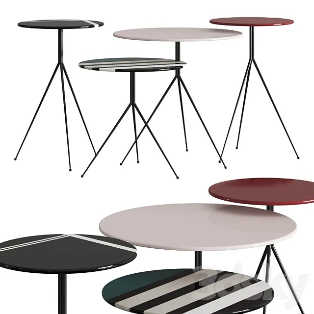 Baxter Liquid Coffee Tables 3DModel