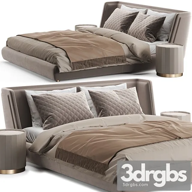 Baxter Metropolis Plain Bed 3D Model Free