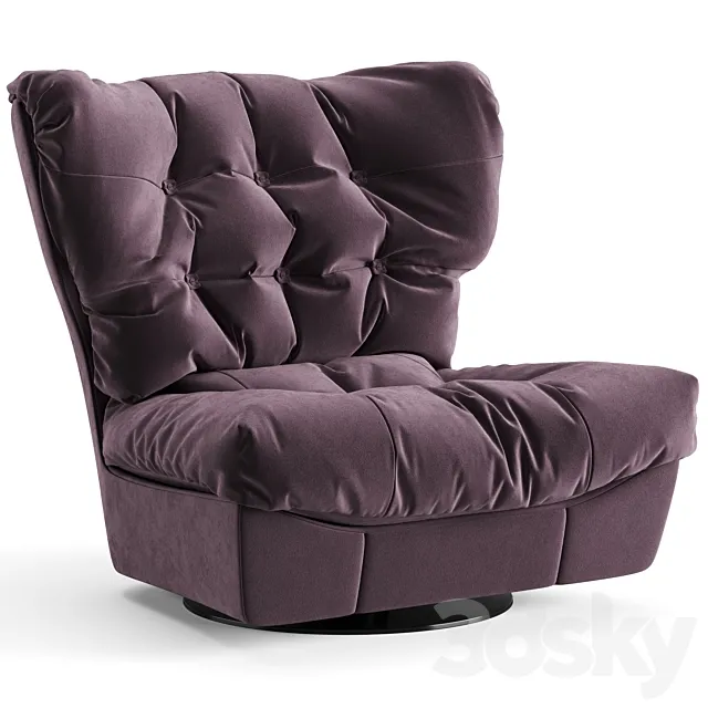 Baxter Milano Armchair 3DModel