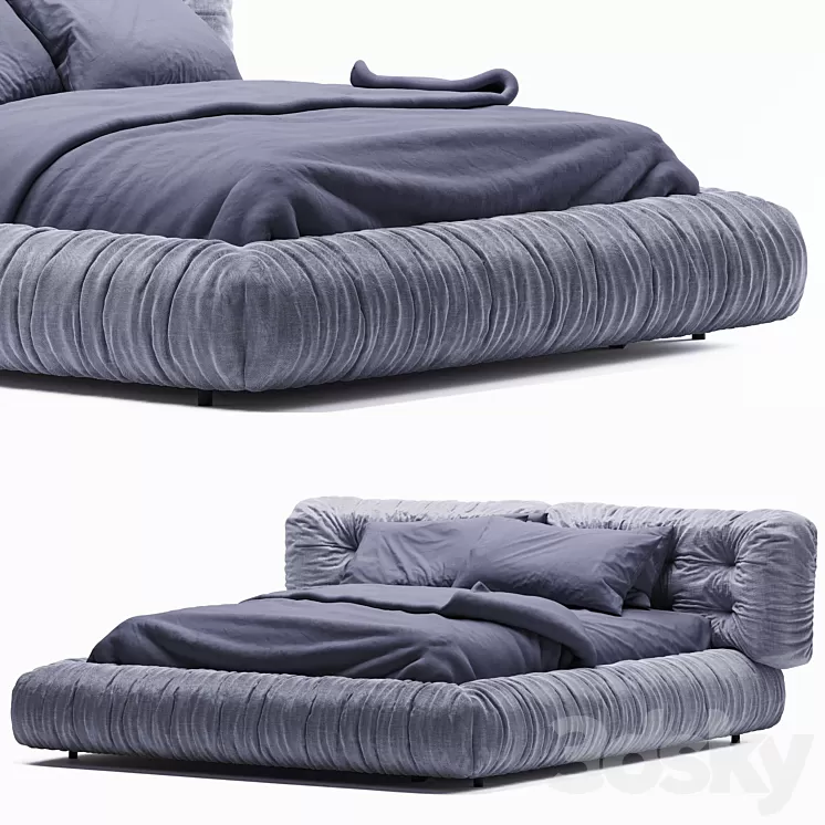 baxter milano bed2 3D Model Free