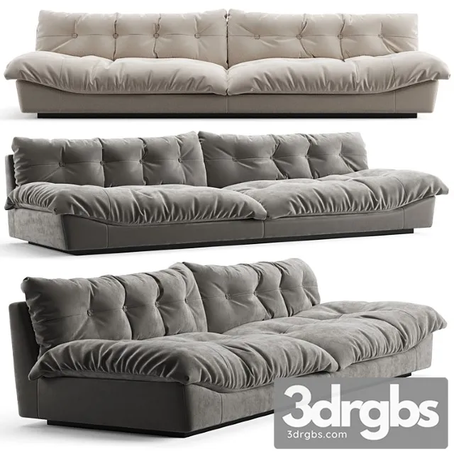 Baxter Milano Sofa 3D Model Free