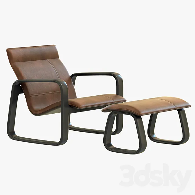 Baxter Nubi Chaise Longue 3D Model