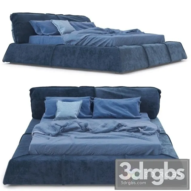 Baxter Paris Bed 3D Model Free