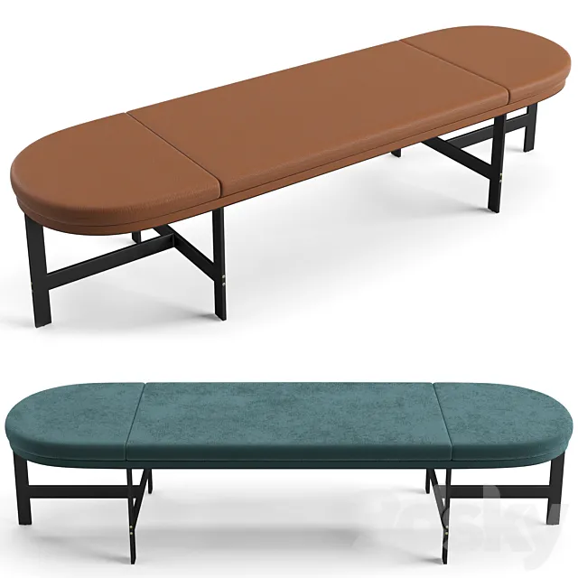Baxter Passepartout bench 3D Model
