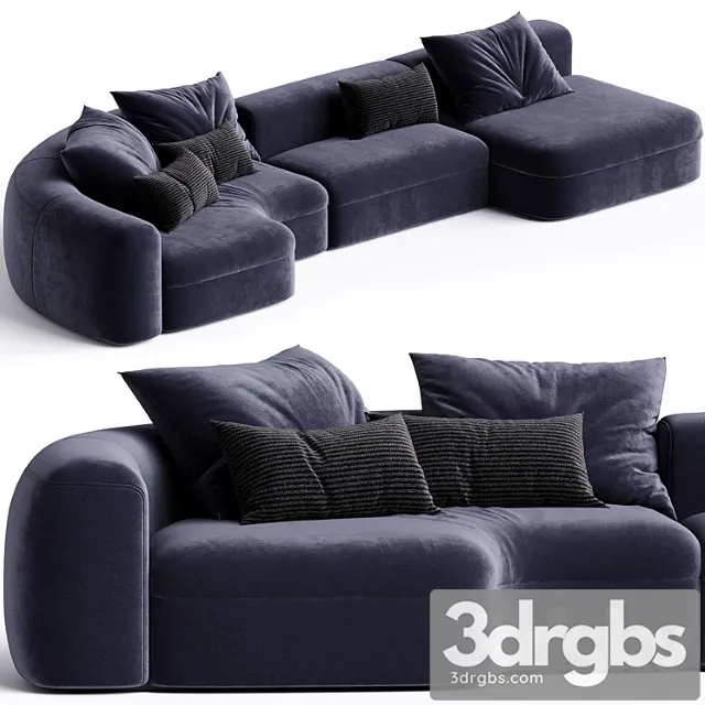 Baxter Piaf Sofa 6 3D Model Free