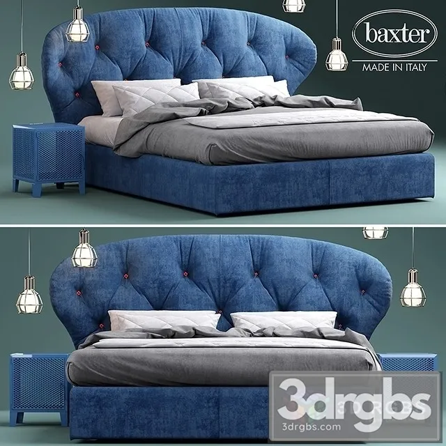Baxter Positano Bed 3D Model Free