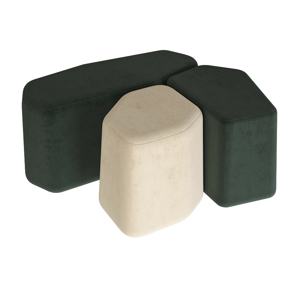 BAXTER - Pouf Beki 3D Model