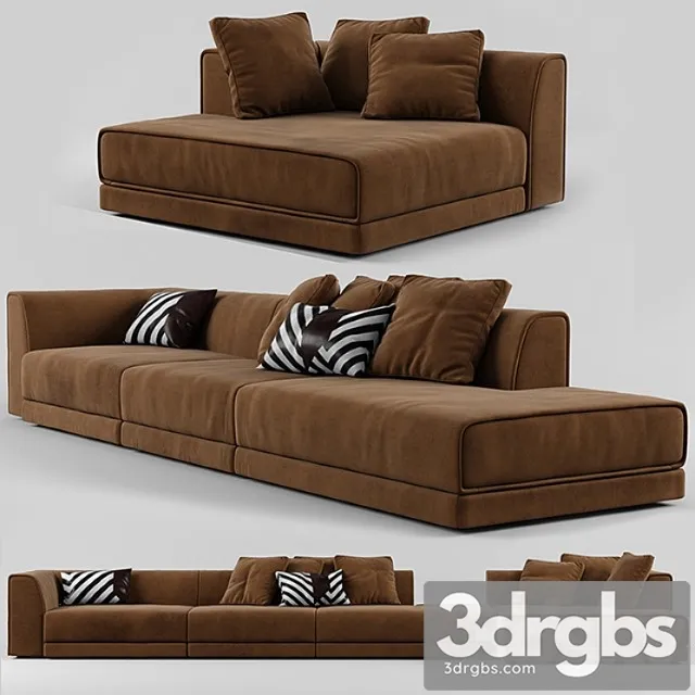 Baxter rafael sofa 2 3D Model Free