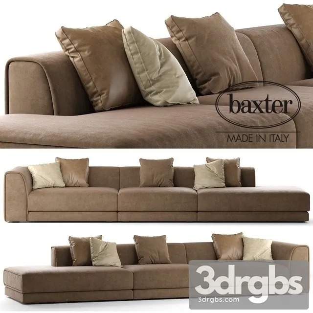 Baxter Rafael Sofa Composition 3D Model Free