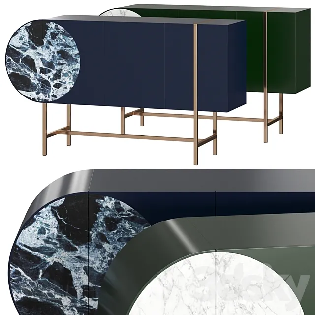 Baxter Selene Sideboards 3DModel