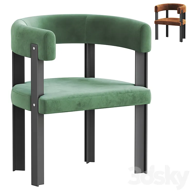 Baxter t chair 3D Model Free