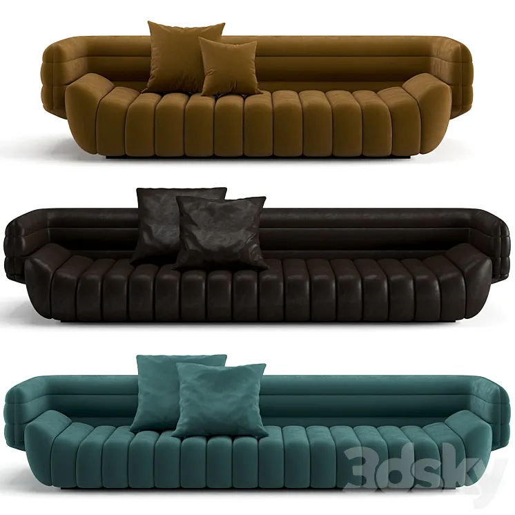 Baxter tactile sofa 3D Model Free Download