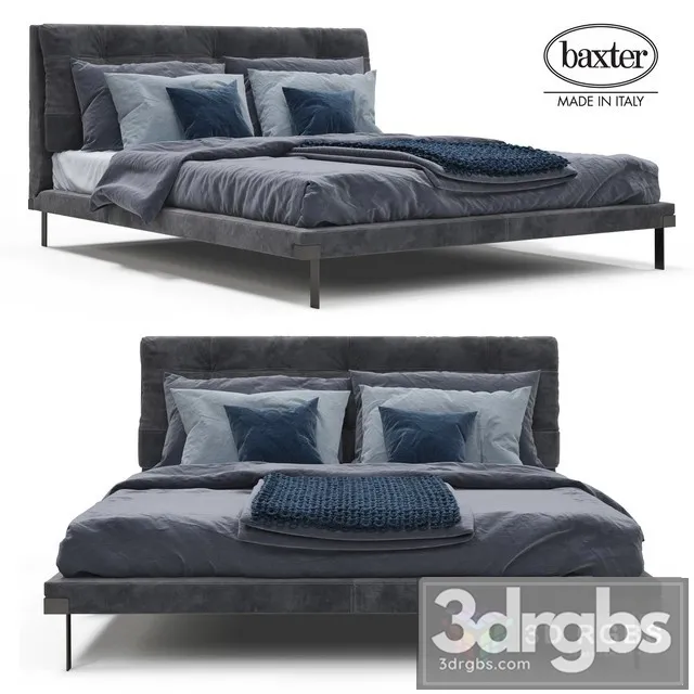 Baxter Viktor Bed 3D Model Free