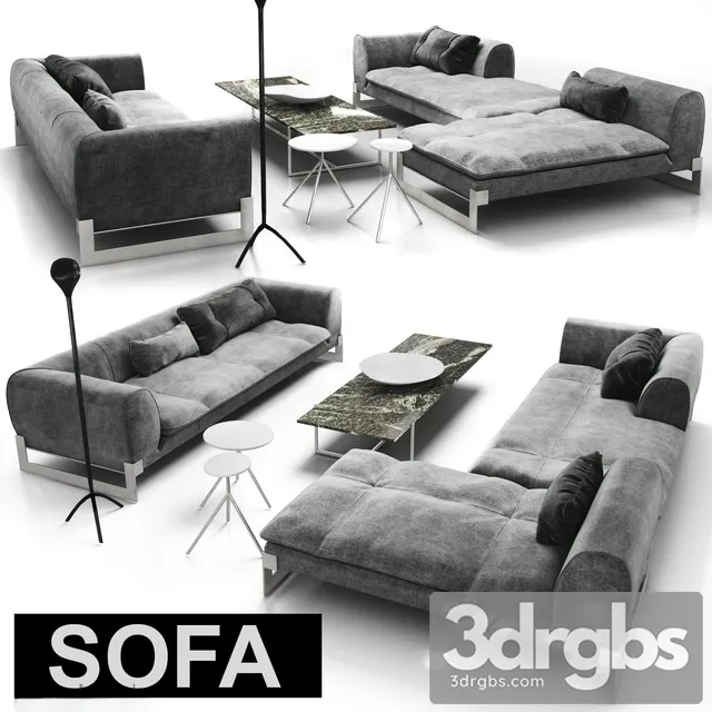 Baxter Viktor D1 Sofa 3D Model Free