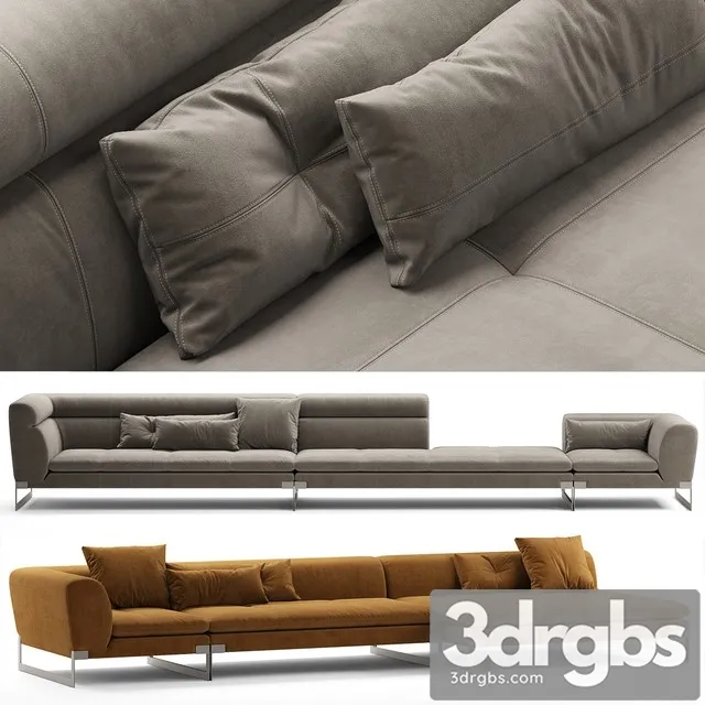 Baxter Viktor Sofa 3D Model Free
