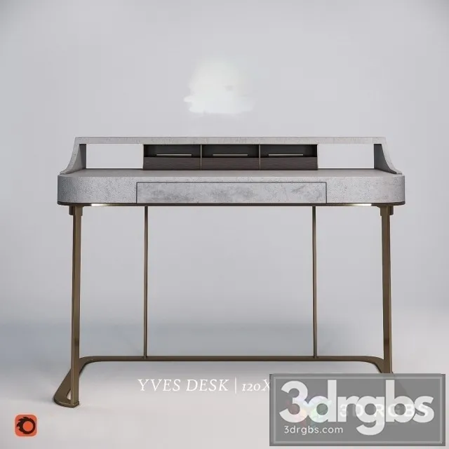 Baxter Yves Desk 3D Model Free