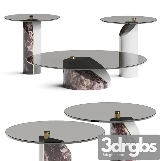 Baxter Ziggy Coffee Side Tables 3D Model Free