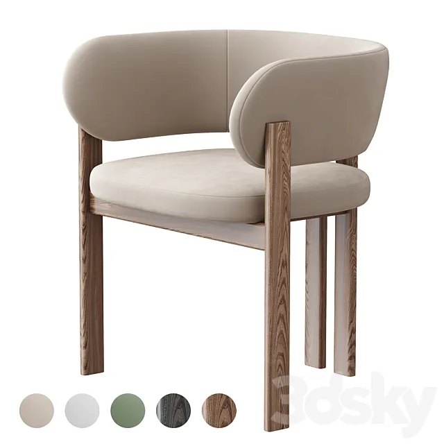 BAY Chair Nature Design 3D Model