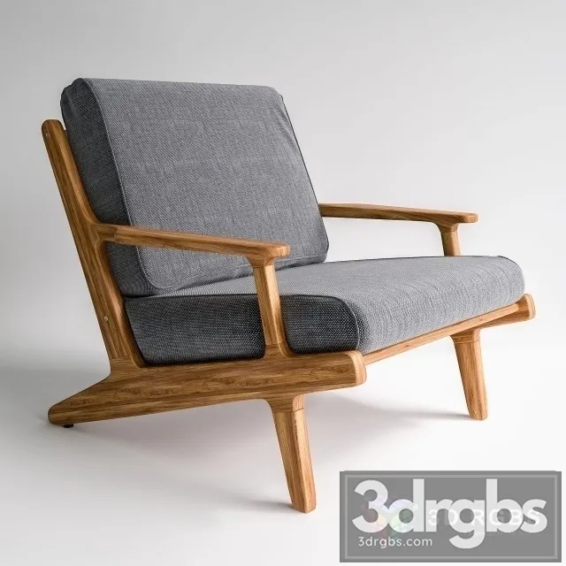 Bay Lounge Chair 3D Model Free