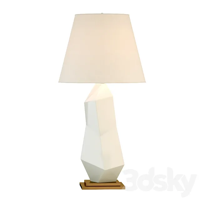 Bayliss Table Lamp with Linen Shade 3DModel