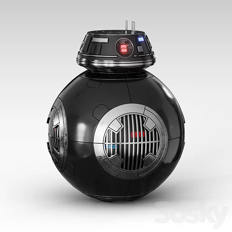 BB-9E Droid 3D Model