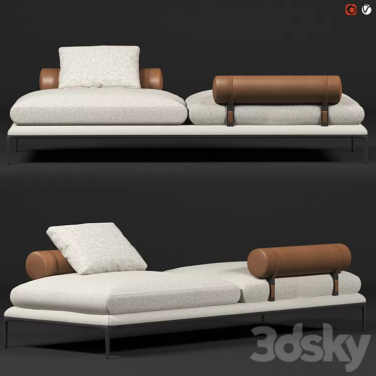 B&B Atoll sofa 3D Model