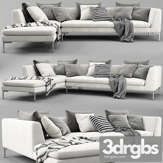 B&b charles chaise longue sofa