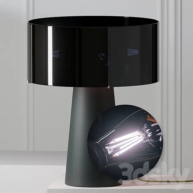 B&B Italia Abat-Jour Contemporary Table Lamp 3DModel