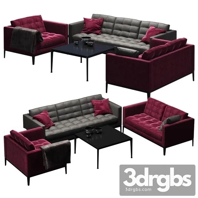 BB Italia AC Lounge Set Sofa 3D Model Free