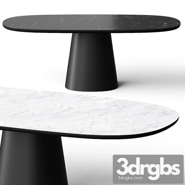 BB Italia Allure O Dining Table 3D Model Free