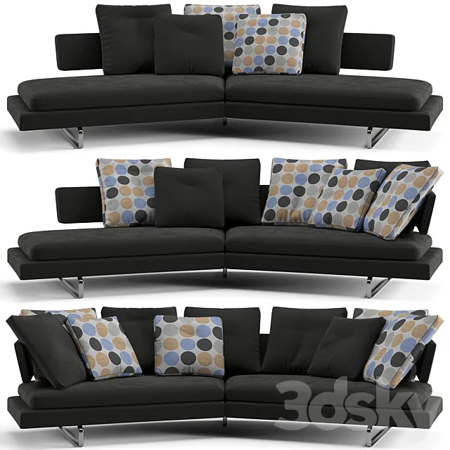 B&B Italia Arne sofa 320 cm 3DModel