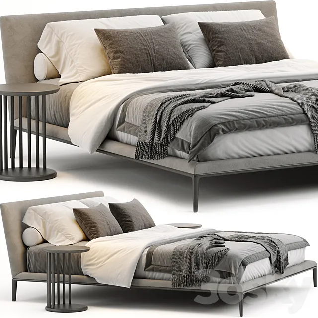 B&B Italia Atoll Bed 3D Model