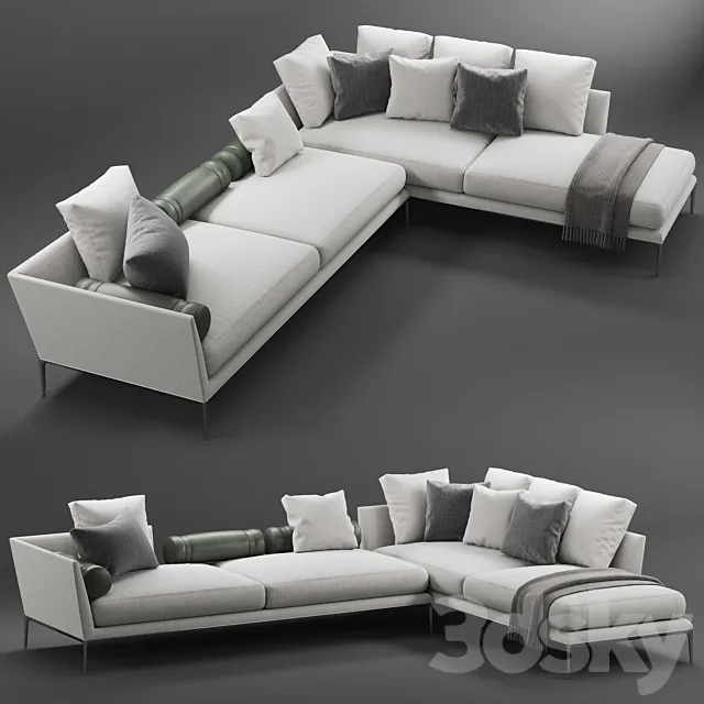 B&B italia Atoll sofa system 3DModel