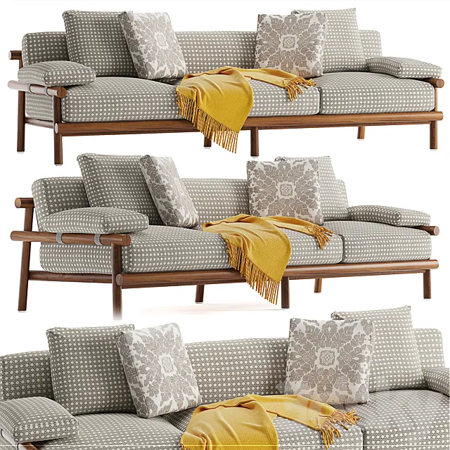 B&B italia Ayana sofa 3D Model