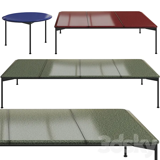 B&B Italia Borea Small Table 3D Model