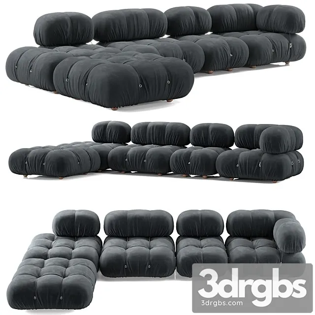BB Italia Camaleonda Sofa Composition 1 3D Model Free