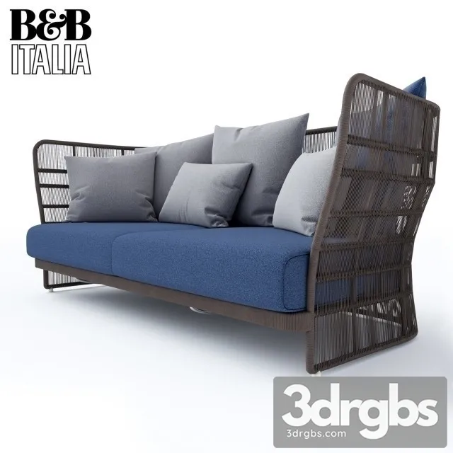 BB Italia Canasta Sofa 13 3D Model Free