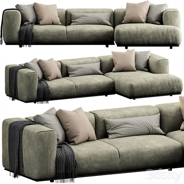 B&B Italia Dambodue 3D Model