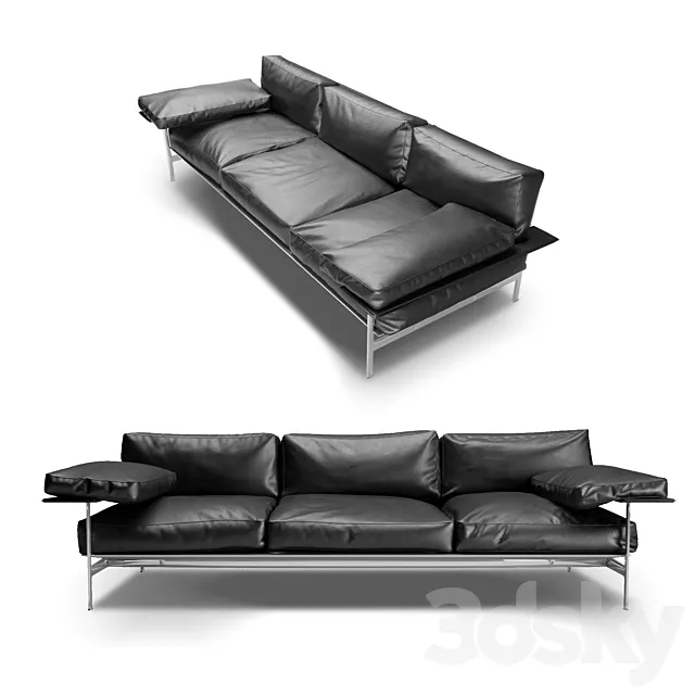 B&b Italia Diesis 40 3D Model