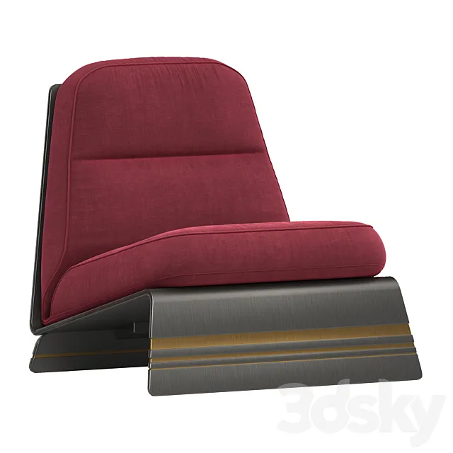 B&B Italia Édouard Armchair 3D Model